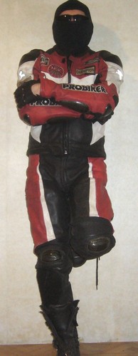 Lederkombi probiker - gr, 50